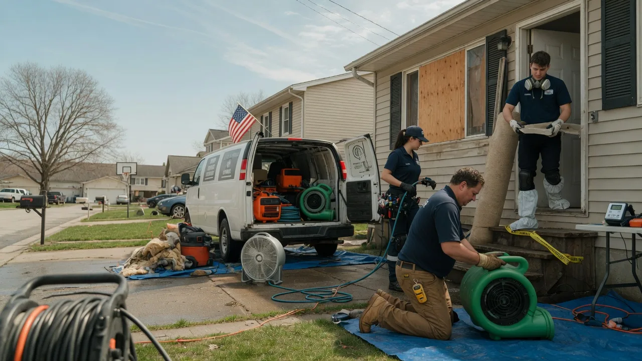 Water Damage Restoration in North Manchester, IN near me